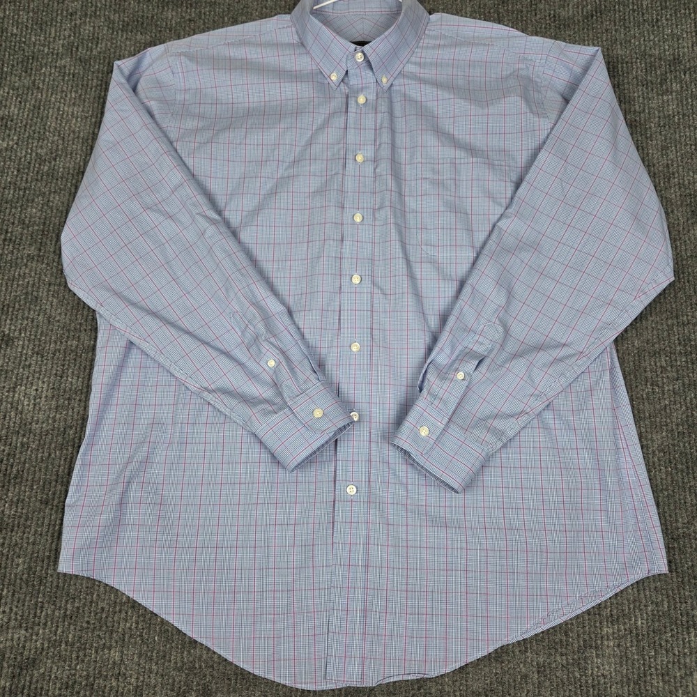 Jos. A. Bank Reserve Custom BUNDLE of (2) Men's Plaid Button‎ Down Shirt 18.5 37